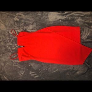 Coral Red dress